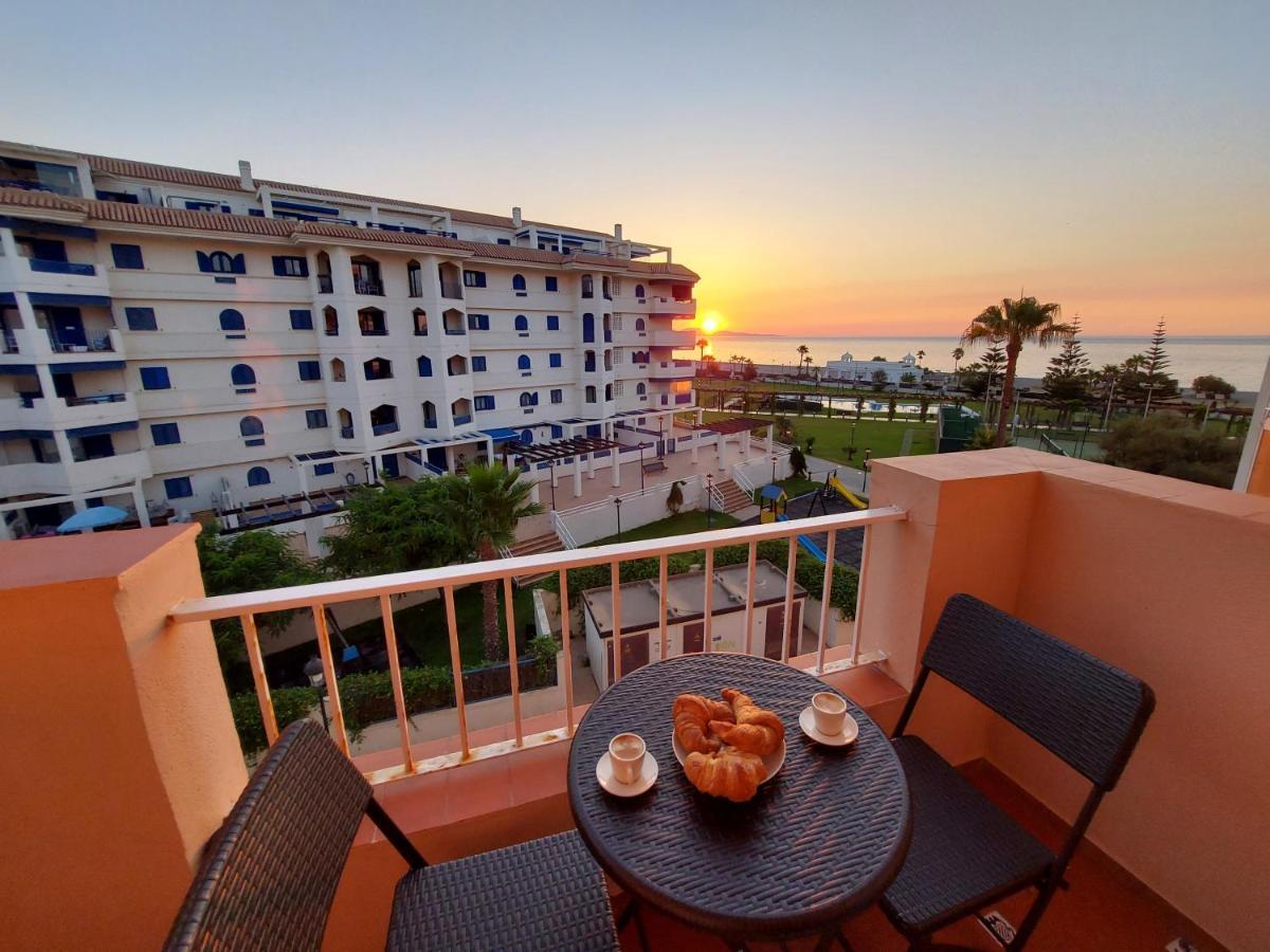 Noria 2, Pied Dans Le Sable, Magnifique Vue Mer, Piscine, Garage, Climatisation San Luis de Sabinillas Exterior foto