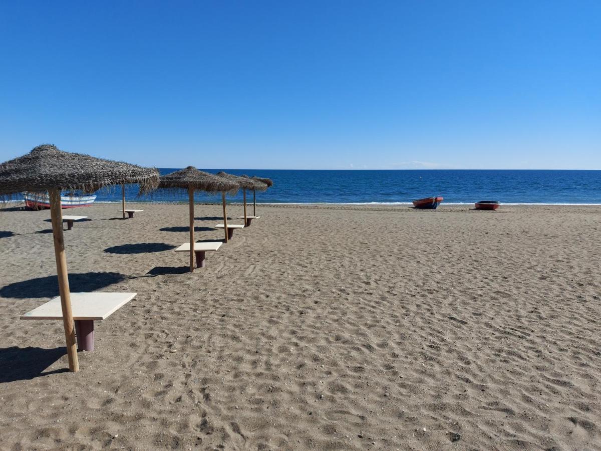 Noria 2, Pied Dans Le Sable, Magnifique Vue Mer, Piscine, Garage, Climatisation San Luis de Sabinillas Exterior foto