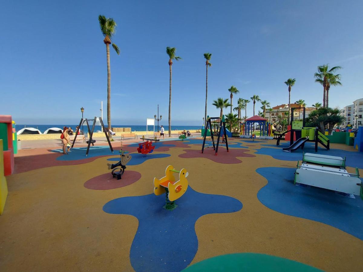 Noria 2, Pied Dans Le Sable, Magnifique Vue Mer, Piscine, Garage, Climatisation San Luis de Sabinillas Exterior foto