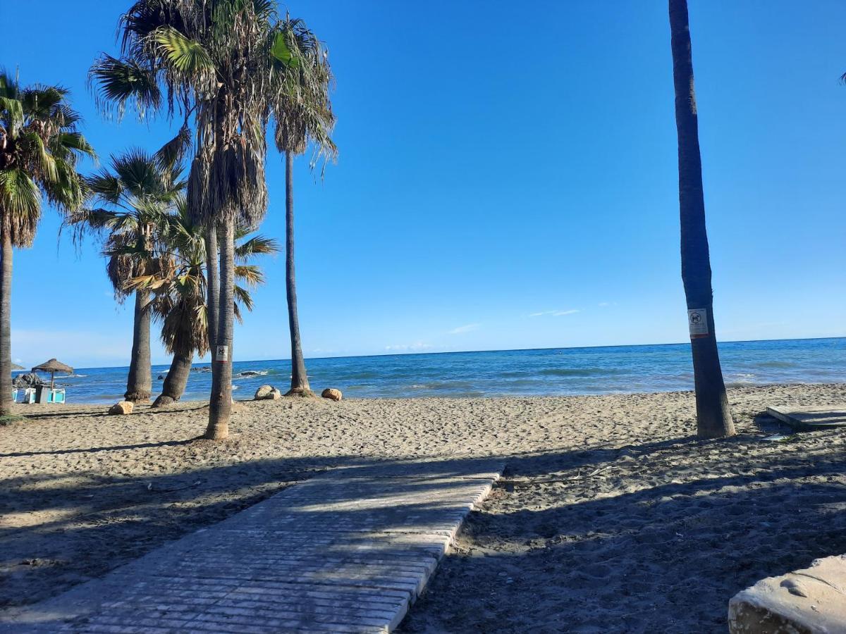 Noria 2, Pied Dans Le Sable, Magnifique Vue Mer, Piscine, Garage, Climatisation San Luis de Sabinillas Exterior foto